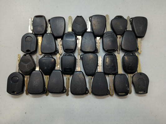 Lot of 25 Aftermarket Keyless Entry Remote Fob MIXED FCC IDS MIXED PART