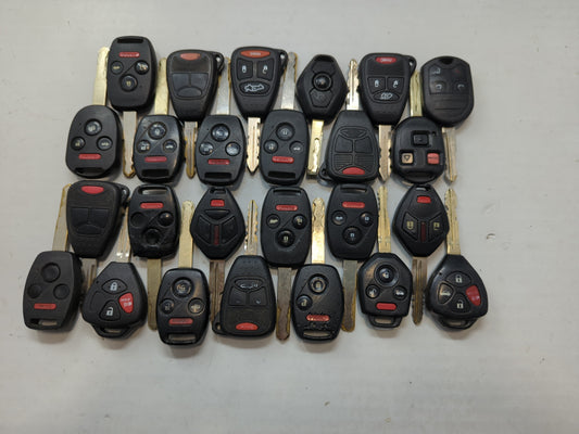 Lot of 25 Aftermarket Keyless Entry Remote Fob MIXED FCC IDS MIXED PART - Oemusedautoparts1.com