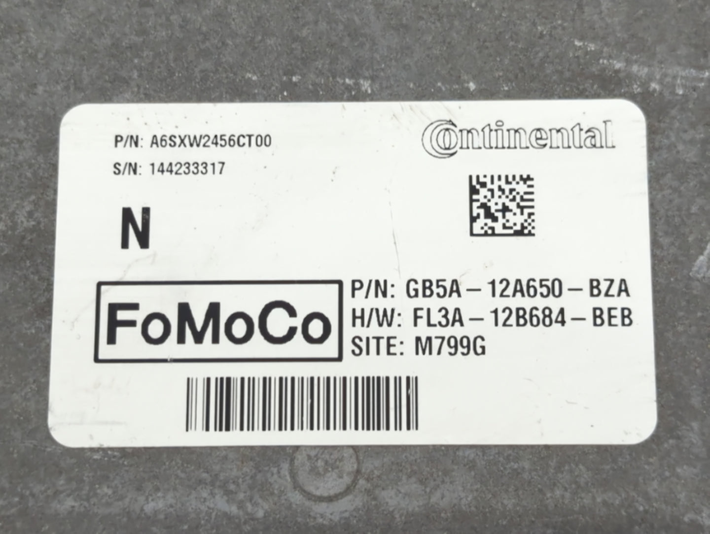 2016-2019 Ford Explorer PCM Engine Control Computer ECU ECM PCU OEM P/N:GB5A-12A650-BZA A6SXU24563100 Fits OEM Used Auto Parts - Oemusedautoparts1.com