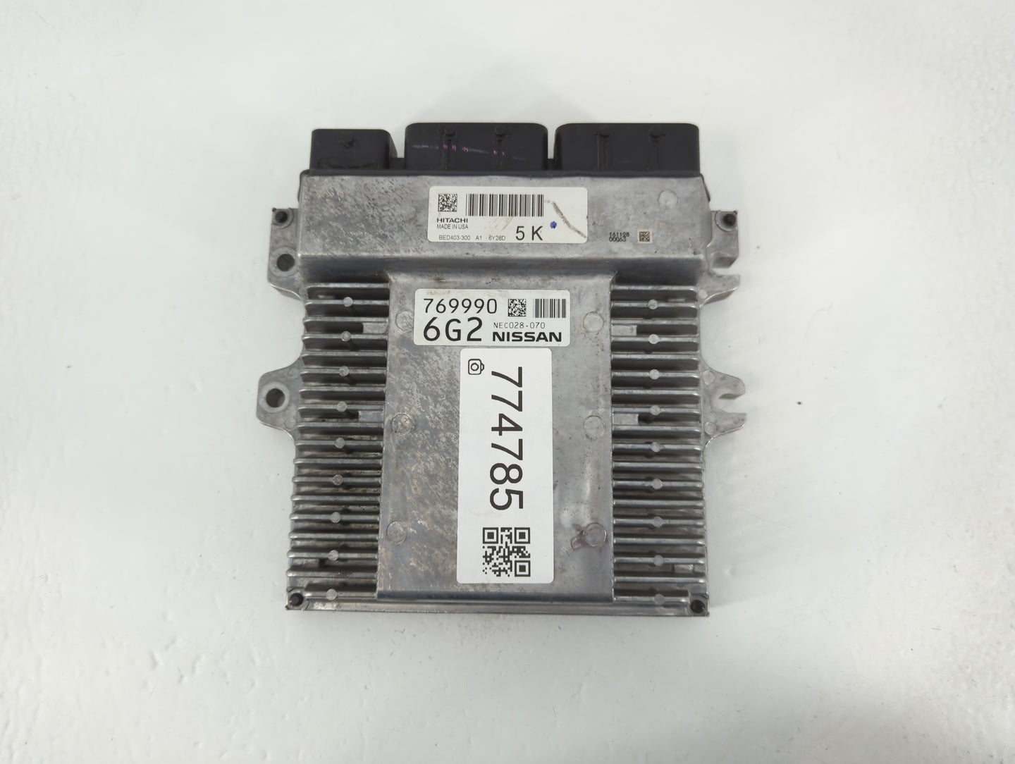 2017 Infiniti Qx60 PCM Engine Control Computer ECU ECM PCU OEM P/N:BED403-300 NEC028-070 Fits OEM Used Auto Parts - Oemusedautoparts1.com