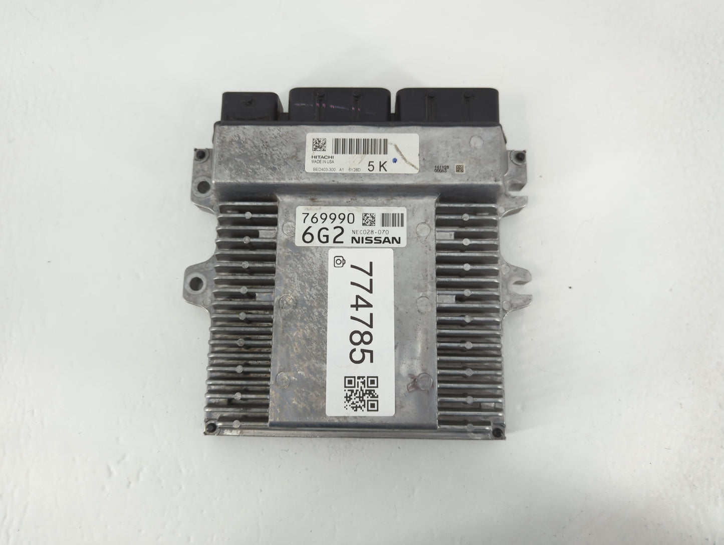 2017 Infiniti Qx60 PCM Engine Control Computer ECU ECM PCU OEM P/N:BED403-300 NEC028-070 Fits OEM Used Auto Parts - Oemusedautoparts1.com