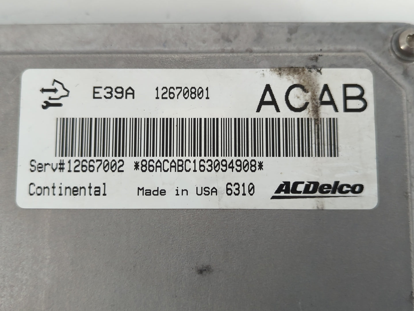 2017-2020 Chevrolet Impala PCM Engine Control Computer ECU ECM PCU OEM P/N:12667002 12670801 Fits Fits 2017 2018 2019 2020 OEM Used Auto Parts - Oemusedautoparts1.com