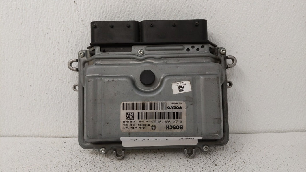 2012 Volvo S60 PCM Engine Control Computer ECU ECM PCU OEM P/N:0 261 209 108 Fits OEM Used Auto Parts - Oemusedautoparts1.com 