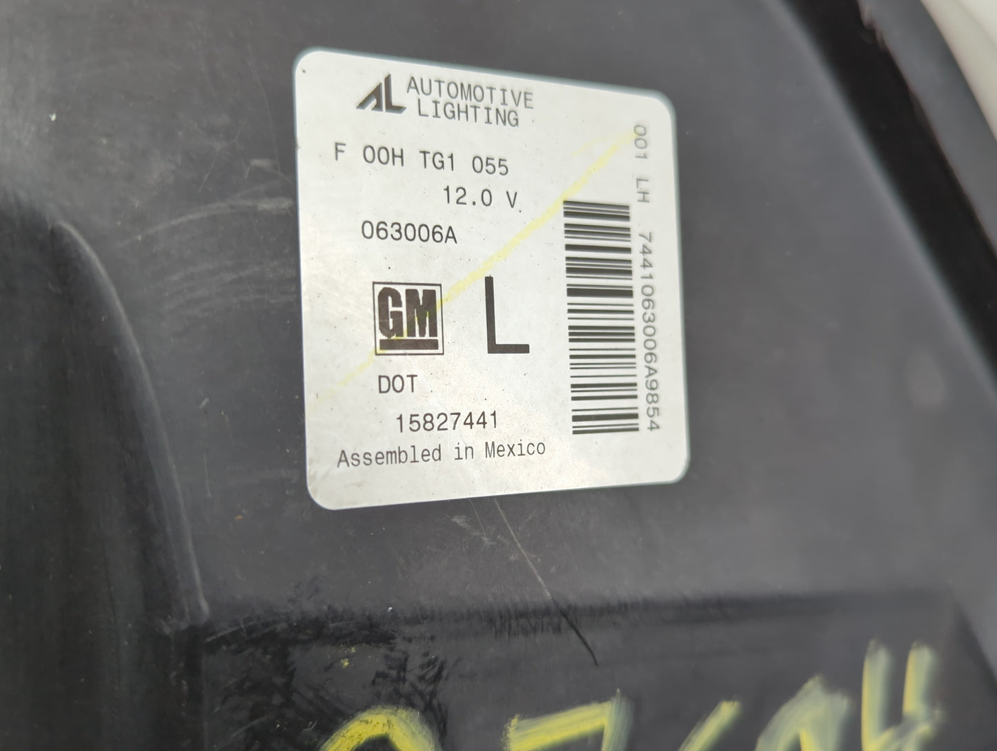 2006-2011 Chevrolet Hhr Driver Left Oem Head Light Headlight Lamp - Oemusedautoparts1.com