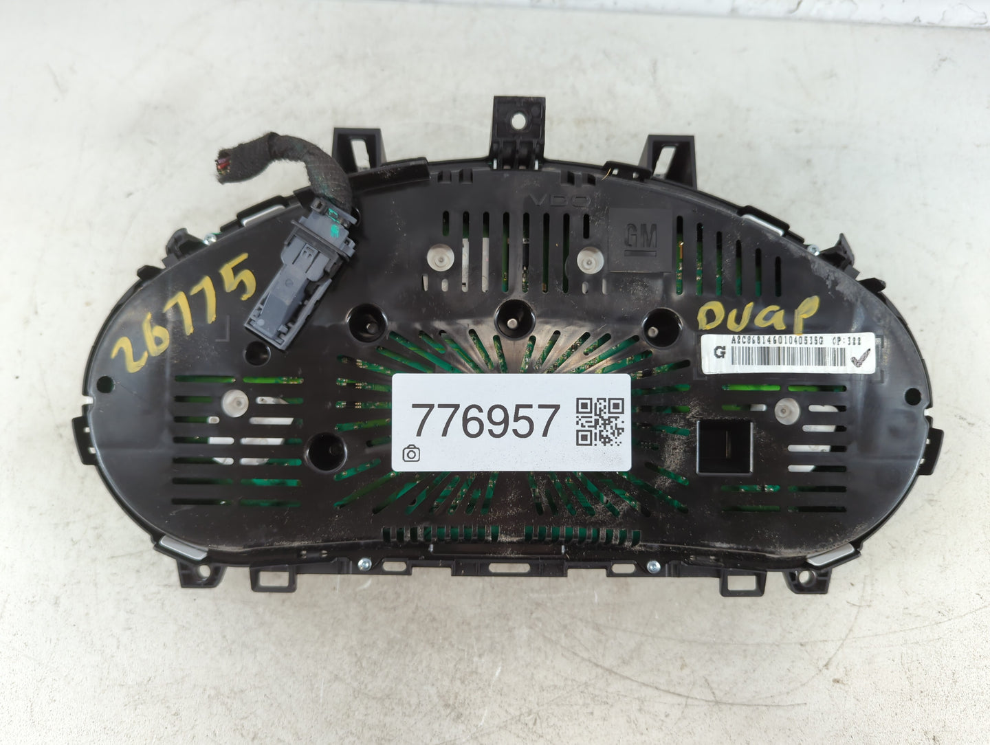 2014 Buick Encore Instrument Cluster Speedometer Gauges P/N:95375161 Fits OEM Used Auto Parts - Oemusedautoparts1.com