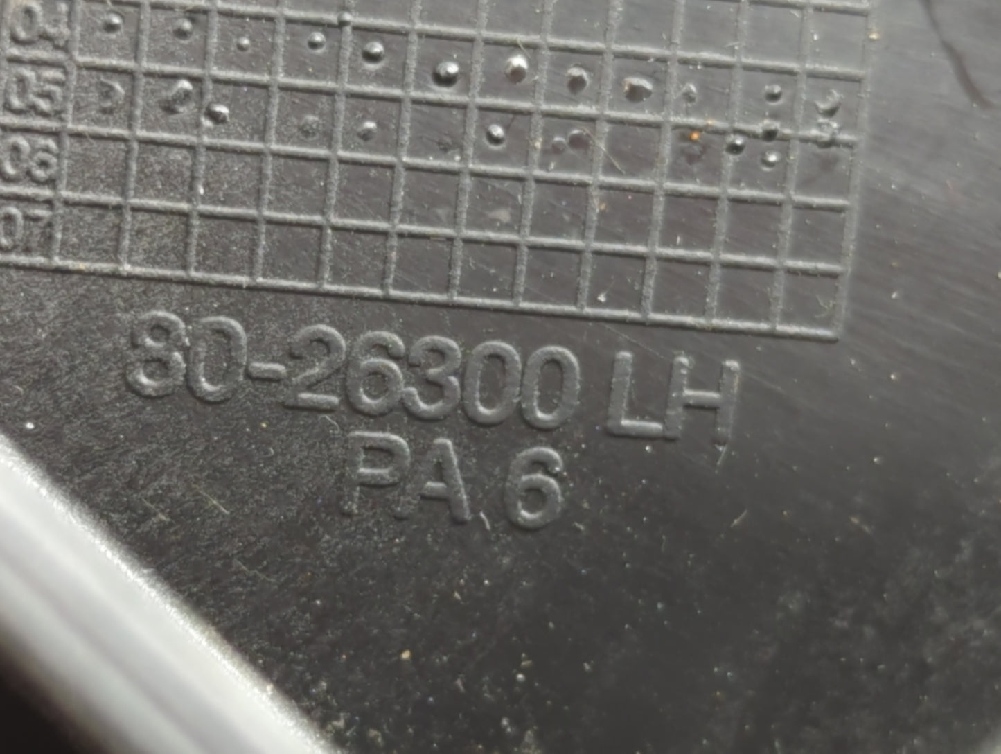 2005-2009 Chevrolet Uplander Driver Left Side View Manual Door Mirror - Oemusedautoparts1.com