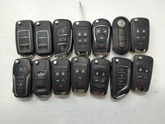 compare product Lot of 14 Aftermarket Keyless Entry Remote Fob MIXED FCC IDS MIXED PART