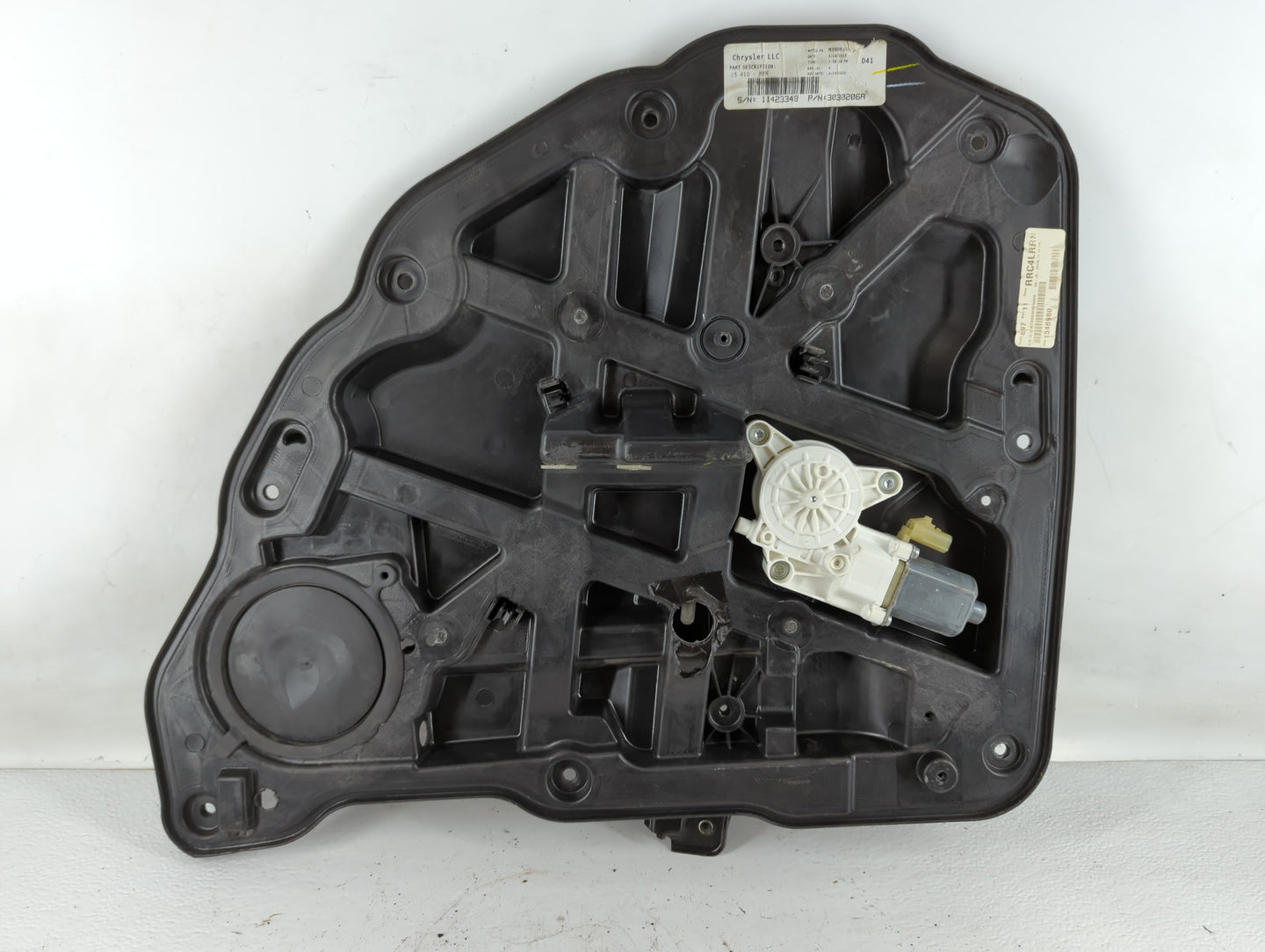 Chrysler Chr200 Window Regulator Right Passenger Rear Ebony - Oemusedautoparts1.com