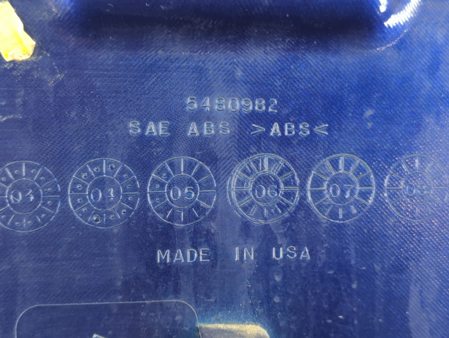 2005-2009 Chevrolet Equinox Tail Finish Panel Oem Blue - Oemusedautoparts1.com