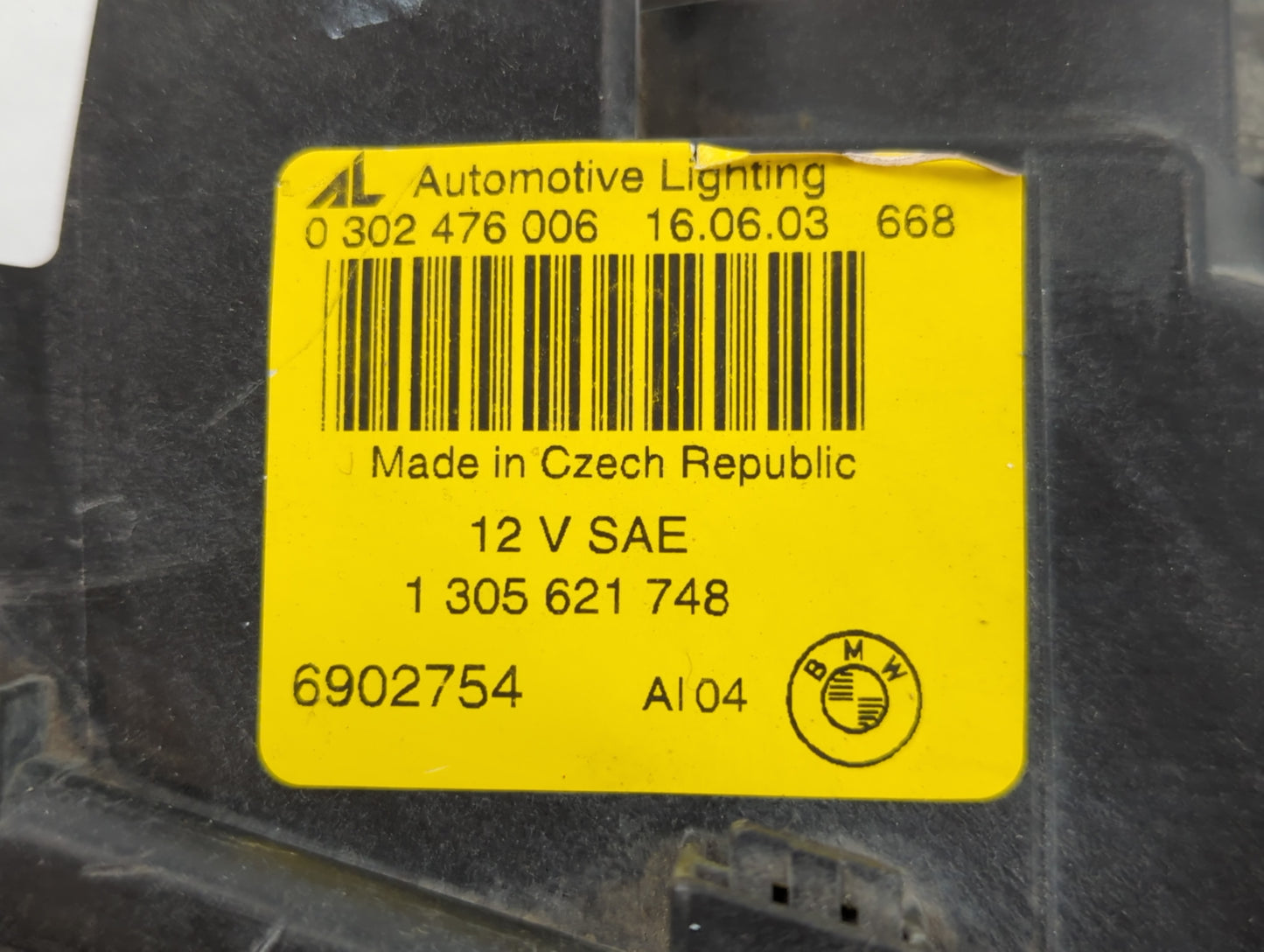 2001-2001 Bmw 325i Driver Left Oem Head Light Headlight Lamp - Oemusedautoparts1.com