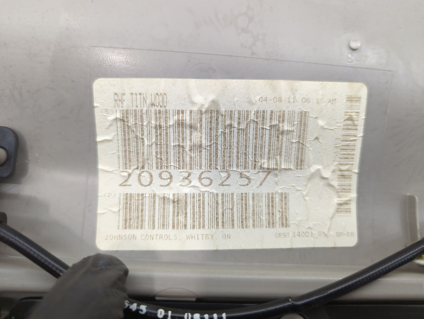 2011 Chevrolet Impala Front Right Passenger Interior Door Panel Trim - Oemusedautoparts1.com