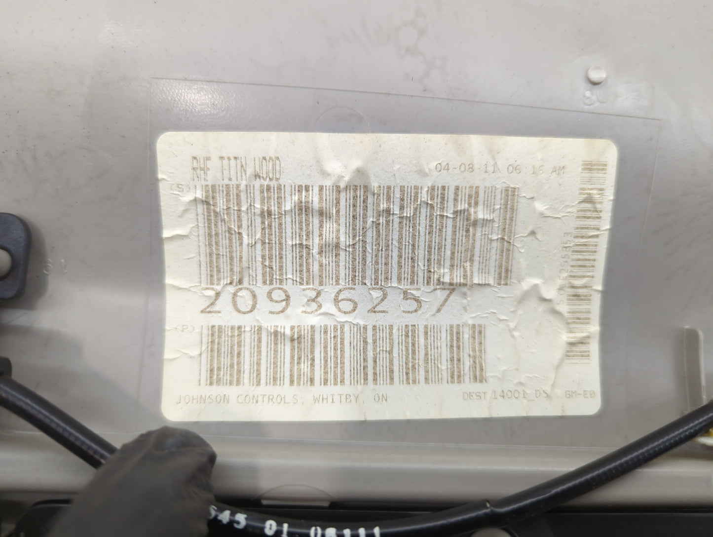 2011 Chevrolet Impala Front Right Passenger Interior Door Panel Trim - Oemusedautoparts1.com