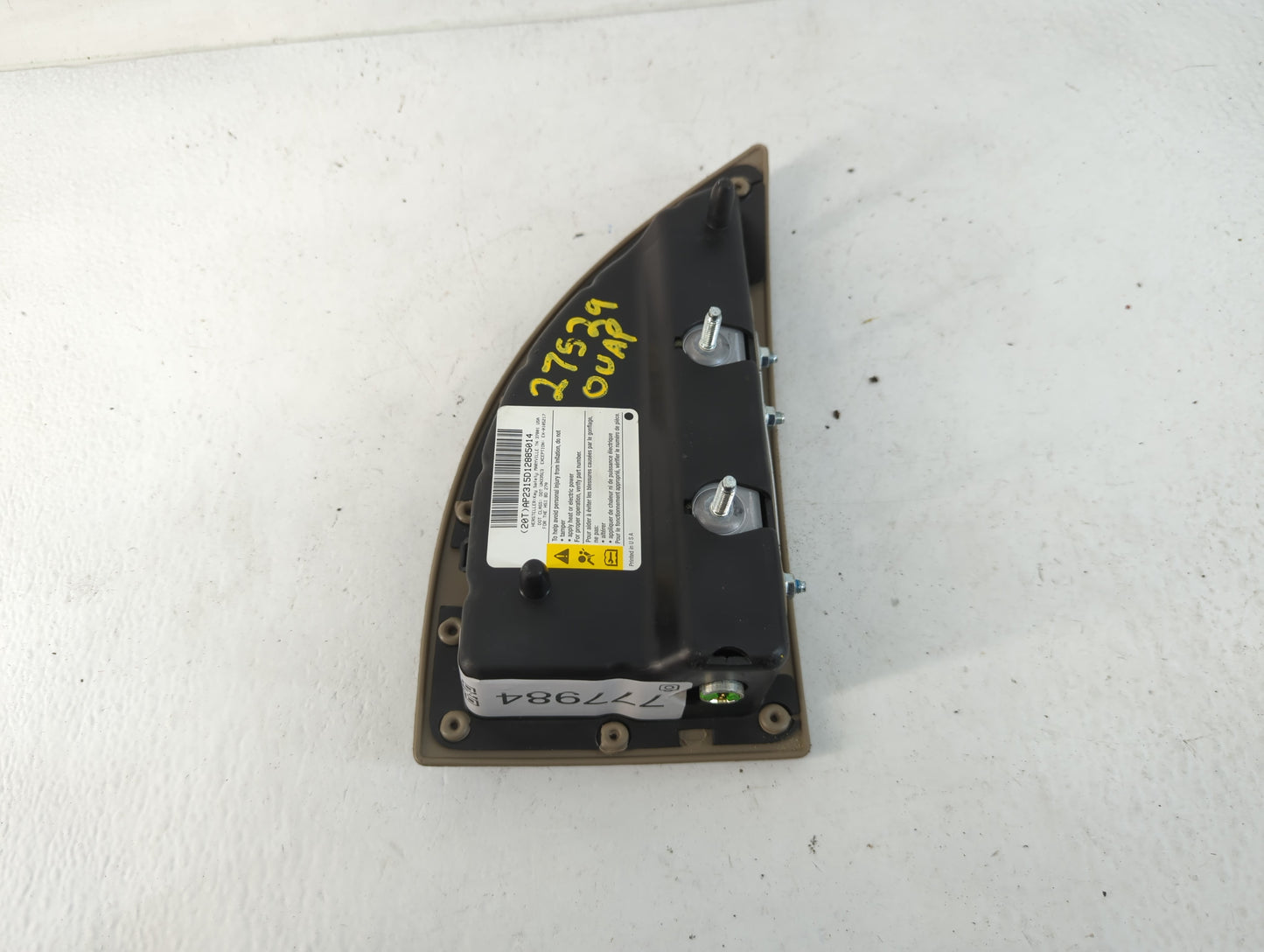 2008-2009 Saturn Aura Air Bag Passenger Right Dashboard OEM P/N:AP2315D12885014 Fits Fits 2008 2009 OEM Used Auto Parts - Oemusedautoparts1.com