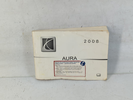 2007-2009 Saturn Aura Owners Manual Book Guide P/N:15864106 B OEM Used Auto Parts - Oemusedautoparts1.com