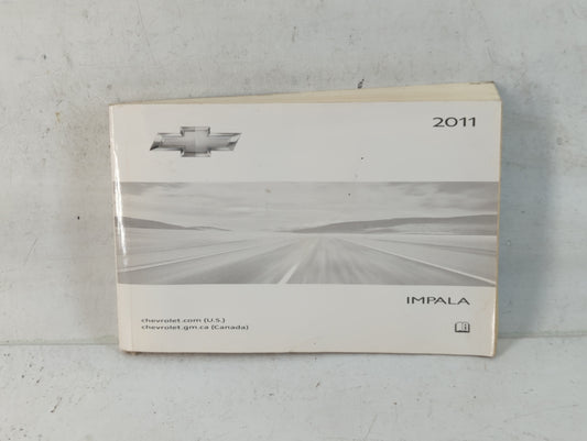2011 Chevrolet Impala Owners Manual Book Guide P/N:20782813 B OEM Used Auto Parts - Oemusedautoparts1.com