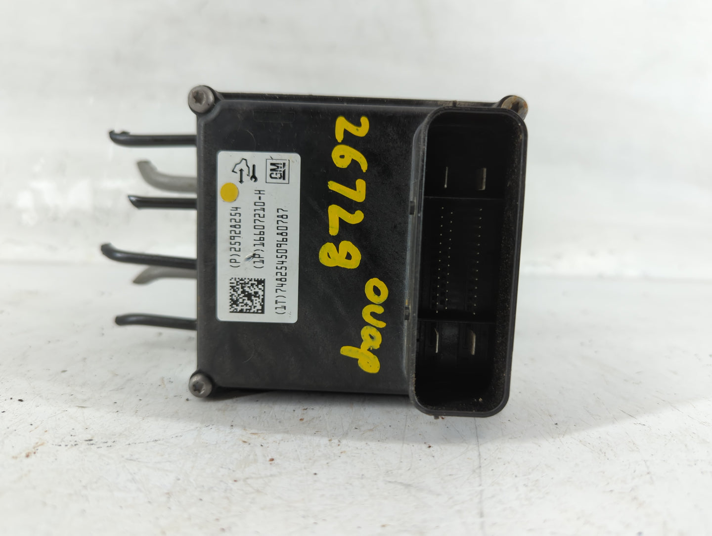 2008-2009 Chevrolet Malibu ABS Pump Control Module Replacement P/N:25928254 Fits Fits 2008 2009 OEM Used Auto Parts - Oemusedautoparts1.com