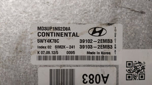 2011-2013 Hyundai Elantra PCM Engine Control Computer ECU ECM PCU OEM P/N:39102-2EMP2 39102-2EMP3 Fits Fits 2011 2012 2013 OEM Used Auto Parts - Oemusedautoparts1.com 