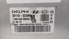 2014-2016 Kia Cadenza PCM Engine Control Computer ECU ECM PCU OEM P/N:39110-3CGN5 39110-3CGN8 Fits Fits 2014 2015 2016 OEM Used Auto Parts - Oemusedautoparts1.com