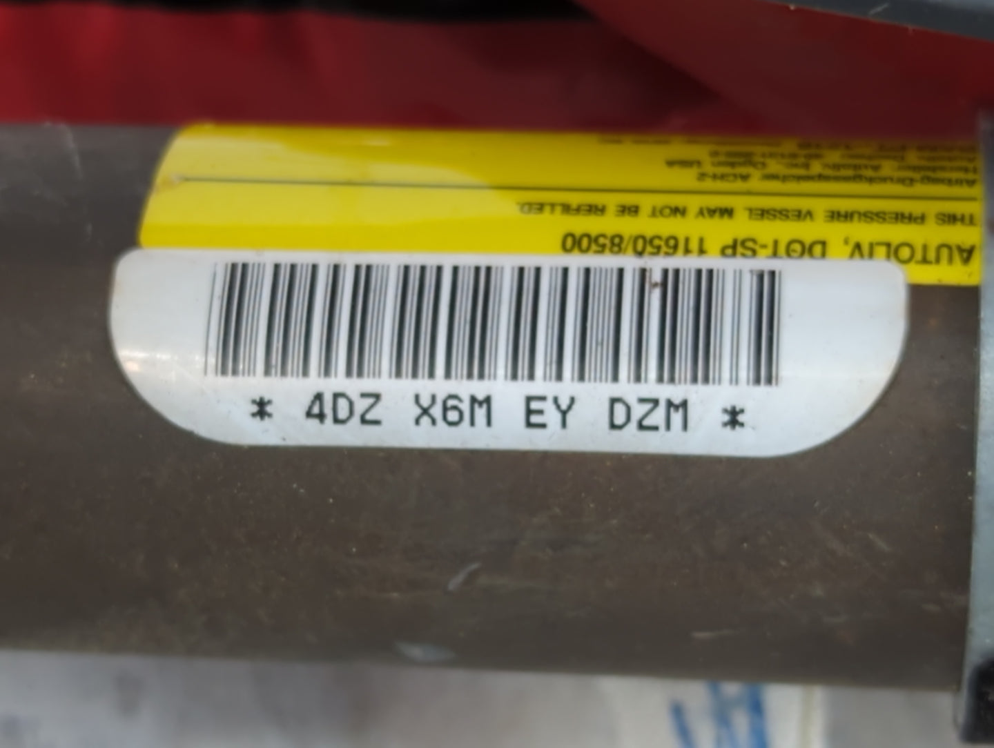 2008-2012 Chevrolet Malibu Air Bag Passenger Right Dashboard OEM P/N:4DZ X6M EY DZM Fits Fits 2008 2009 2010 2011 2012 OEM Used Auto Parts - Oemusedautoparts1.com