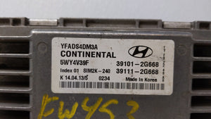 2011-2014 Hyundai Sonata PCM Engine Control Computer ECU ECM PCU OEM P/N:39101-2G668 39111-2G668 Fits Fits 2011 2012 2013 2014 OEM Used Auto Parts