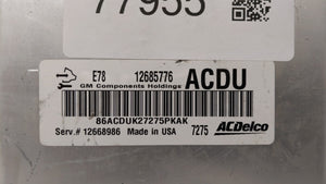 2017-2021 Buick Encore PCM Engine Control Computer ECU ECM PCU OEM P/N:12679097 12670309 Fits Fits 2017 2018 2019 2020 2021 OEM Used Auto Parts