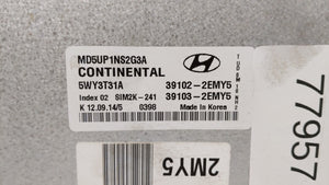 2014-2016 Hyundai Elantra PCM Engine Control Computer ECU ECM PCU OEM P/N:39133-2EGE0 39102-2EML6 Fits Fits 2014 2015 2016 OEM Used Auto Parts - Oemusedautoparts1.com 