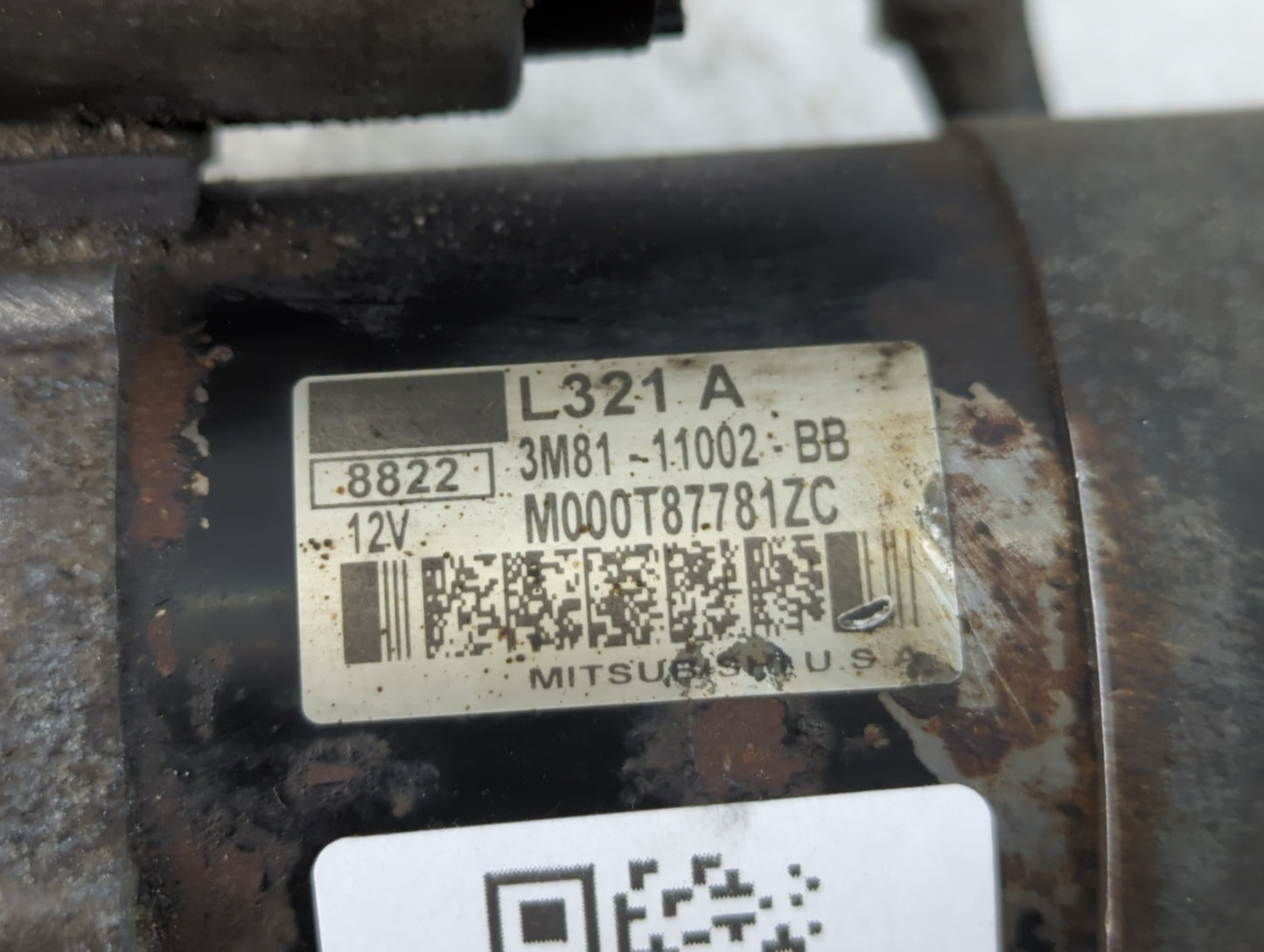 2003-2010 Mazda 6 Car Starter Motor Solenoid OEM P/N:M000T87781ZC 3M81-11002-BB Fits Fits 2003 2004 2005 2006 2007 2008 2009 2010 OEM Used Auto Parts - Oemusedautoparts1.com