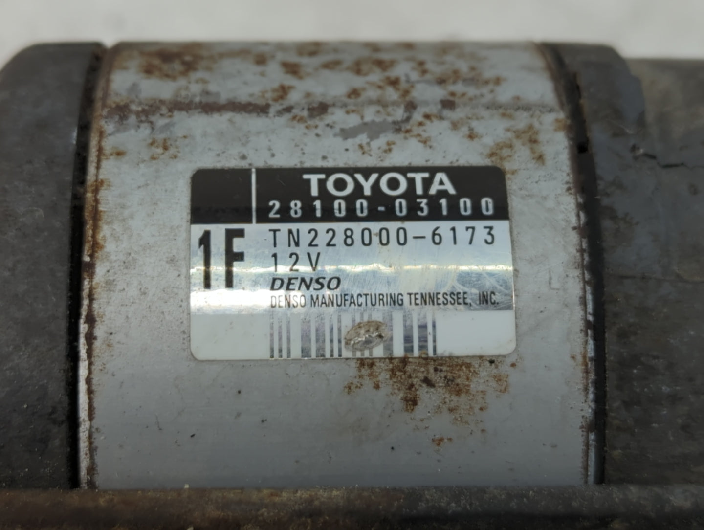 1995-2004 Toyota Avalon Car Starter Motor Solenoid OEM P/N:TN228000-6173 28100-03100 Fits OEM Used Auto Parts - Oemusedautoparts1.com