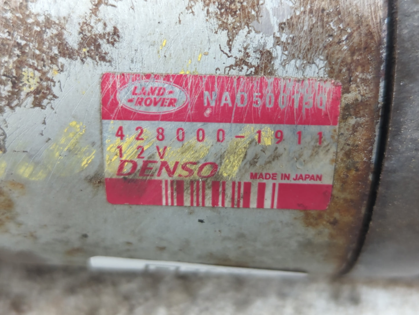 2005-2008 Land Rover Lr3 Car Starter Motor Solenoid OEM P/N:428000-1911 Fits Fits 2005 2006 2007 2008 OEM Used Auto Parts - Oemusedautoparts1.com
