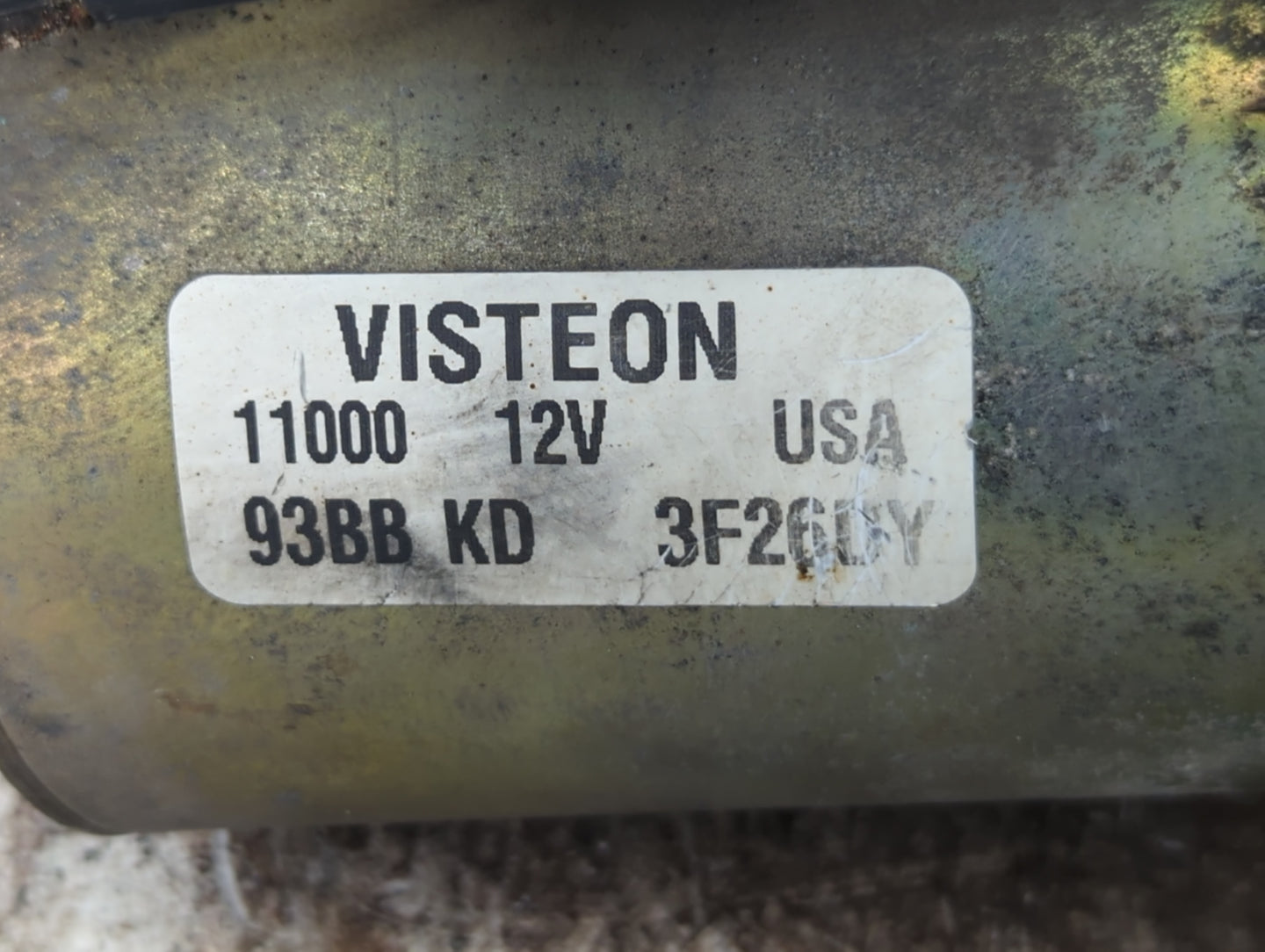 2001-2004 Mazda Tribute Car Starter Motor Solenoid OEM P/N:93BB 11000 KD 11000 12V Fits Fits 2000 2001 2002 2003 2004 OEM Used Auto Parts - Oemusedautoparts1.com