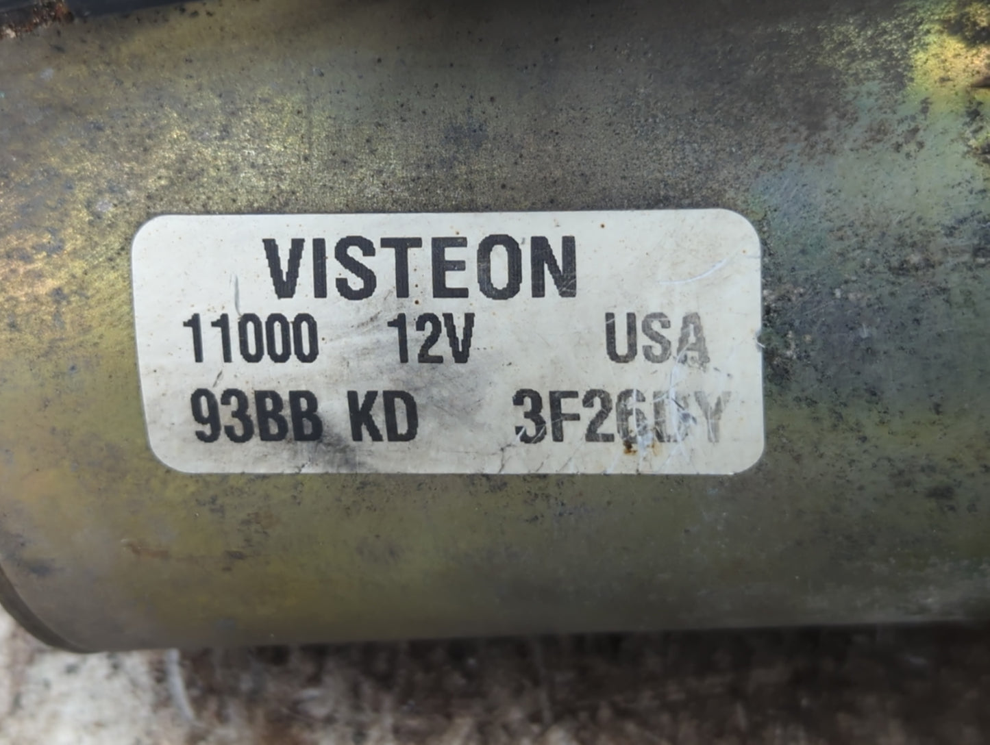 2001-2004 Mazda Tribute Car Starter Motor Solenoid OEM P/N:93BB 11000 KD 11000 12V Fits Fits 2000 2001 2002 2003 2004 OEM Used Auto Parts - Oemusedautoparts1.com