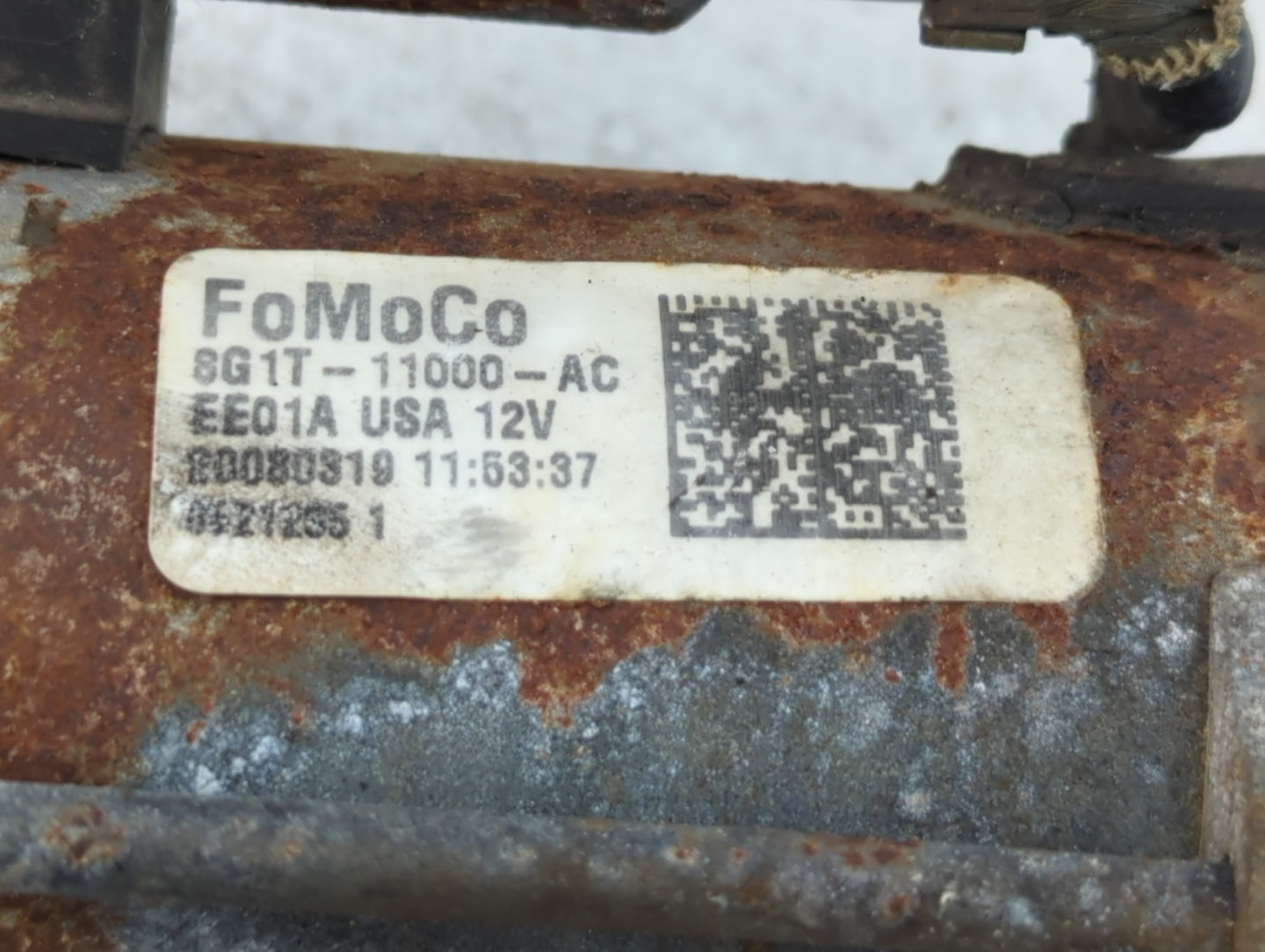 2007-2018 Ford Edge Car Starter Motor Solenoid OEM P/N:8G1T-11000-AC Fits OEM Used Auto Parts - Oemusedautoparts1.com