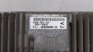 2013 Honda Accord PCM Engine Control Computer ECU ECM PCU OEM P/N:37820-5A2-A91 37820-5A2-A58, 37820-5A3-L59 Fits OEM Used Auto Parts