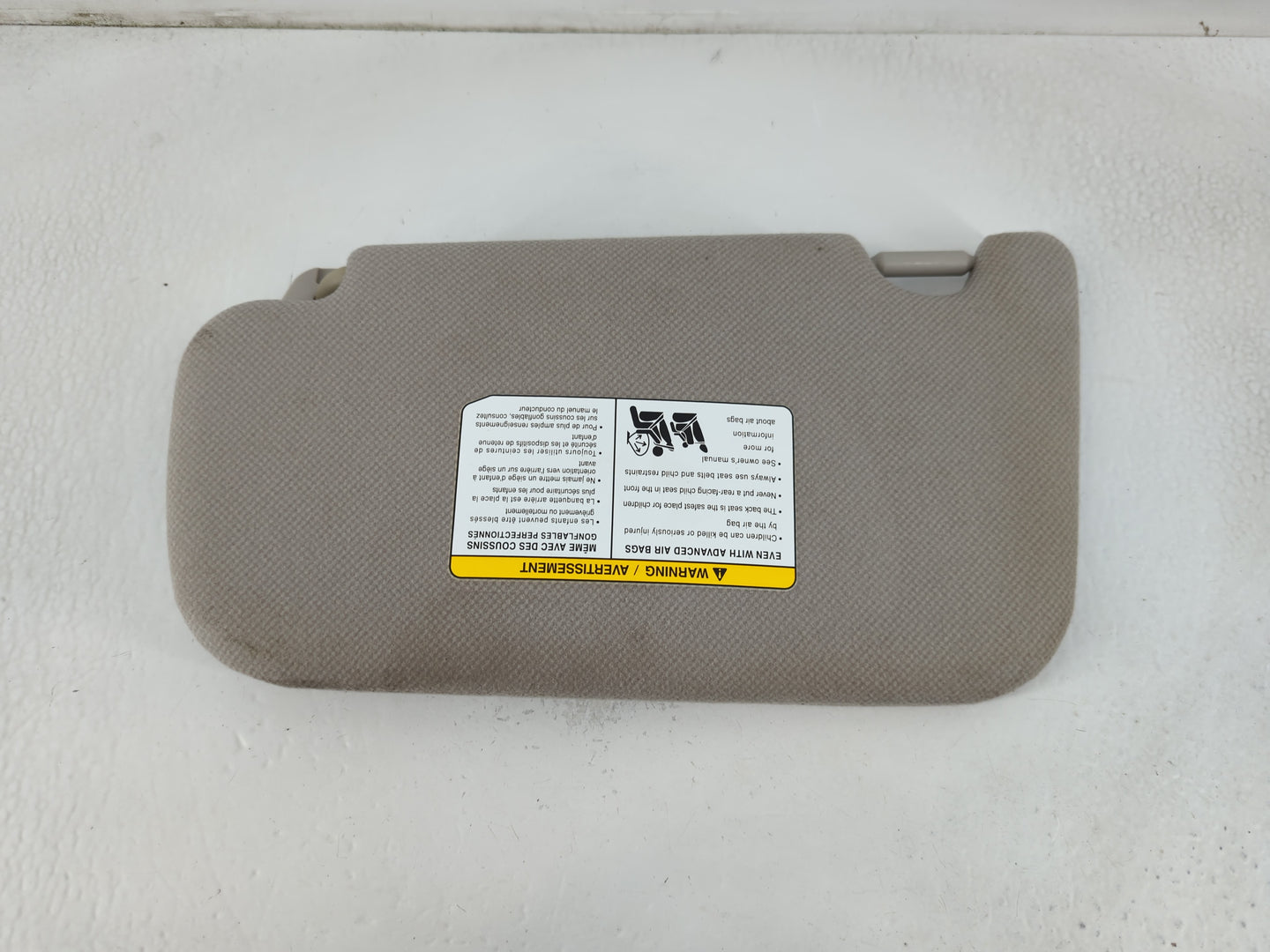 2013-2019 Nissan Sentra Sun Visor Shade Replacement Passenger Right Mirror Fits Fits 2012 2013 2014 2015 2016 2017 2018 2019 OEM Used Auto Parts - Oemusedautoparts1.com