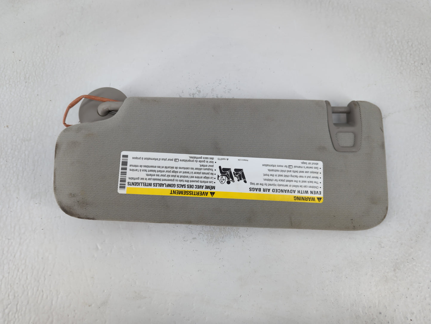 2010-2015 Buick Lacrosse Sun Visor Shade Replacement Passenger Right Mirror Fits Fits 2010 2011 2012 2013 2014 2015 OEM Used Auto Parts - Oemusedautoparts1.com