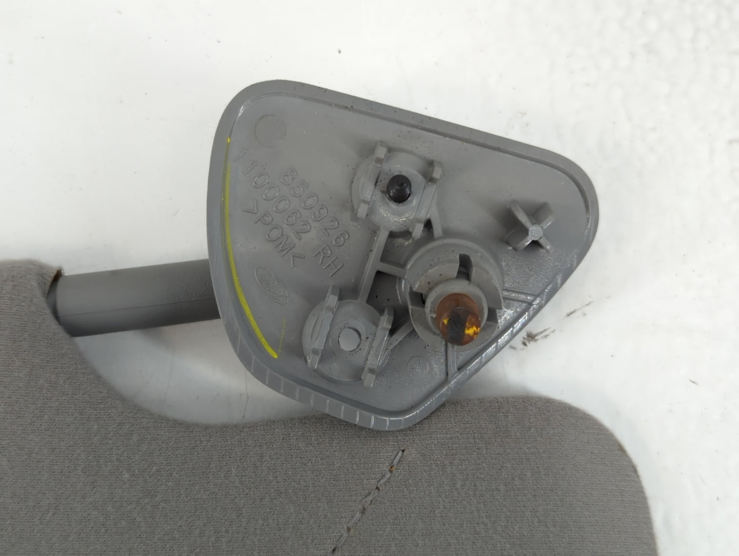 2005-2011 Ford Mustang Sun Visor Shade Replacement Passenger Right Mirror Fits Fits 2005 2006 2007 2008 2009 2010 2011 OEM Used Auto Parts - Oemusedautoparts1.com