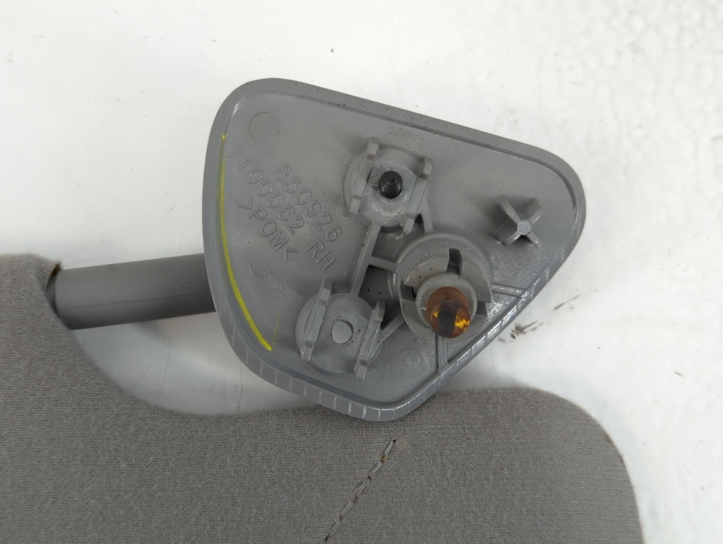 2005-2011 Ford Mustang Sun Visor Shade Replacement Passenger Right Mirror Fits Fits 2005 2006 2007 2008 2009 2010 2011 OEM Used Auto Parts - Oemusedautoparts1.com