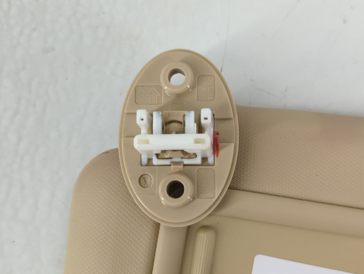 2017-2019 Toyota Corolla Sun Visor Shade Replacement Driver Left Mirror Fits Fits 2017 2018 2019 OEM Used Auto Parts - Oemusedautoparts1.com