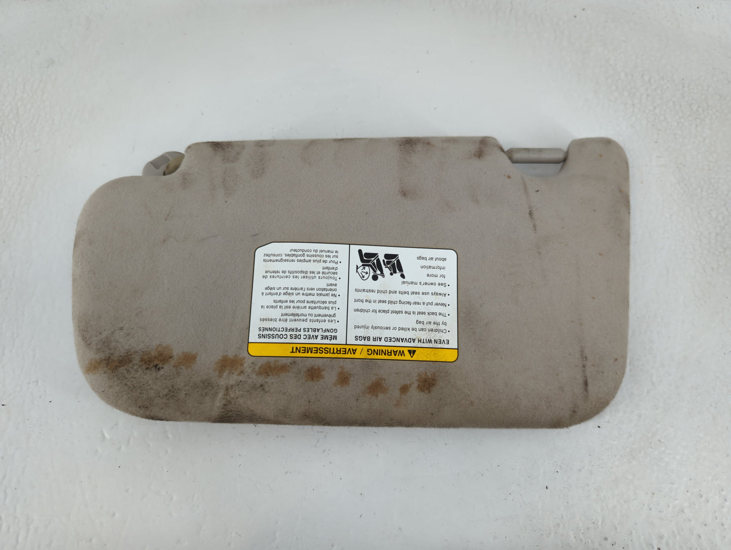 2013-2019 Nissan Sentra Sun Visor Shade Replacement Passenger Right Mirror Fits Fits 2012 2013 2014 2015 2016 2017 2018 2019 OEM Used Auto Parts - Oemusedautoparts1.com