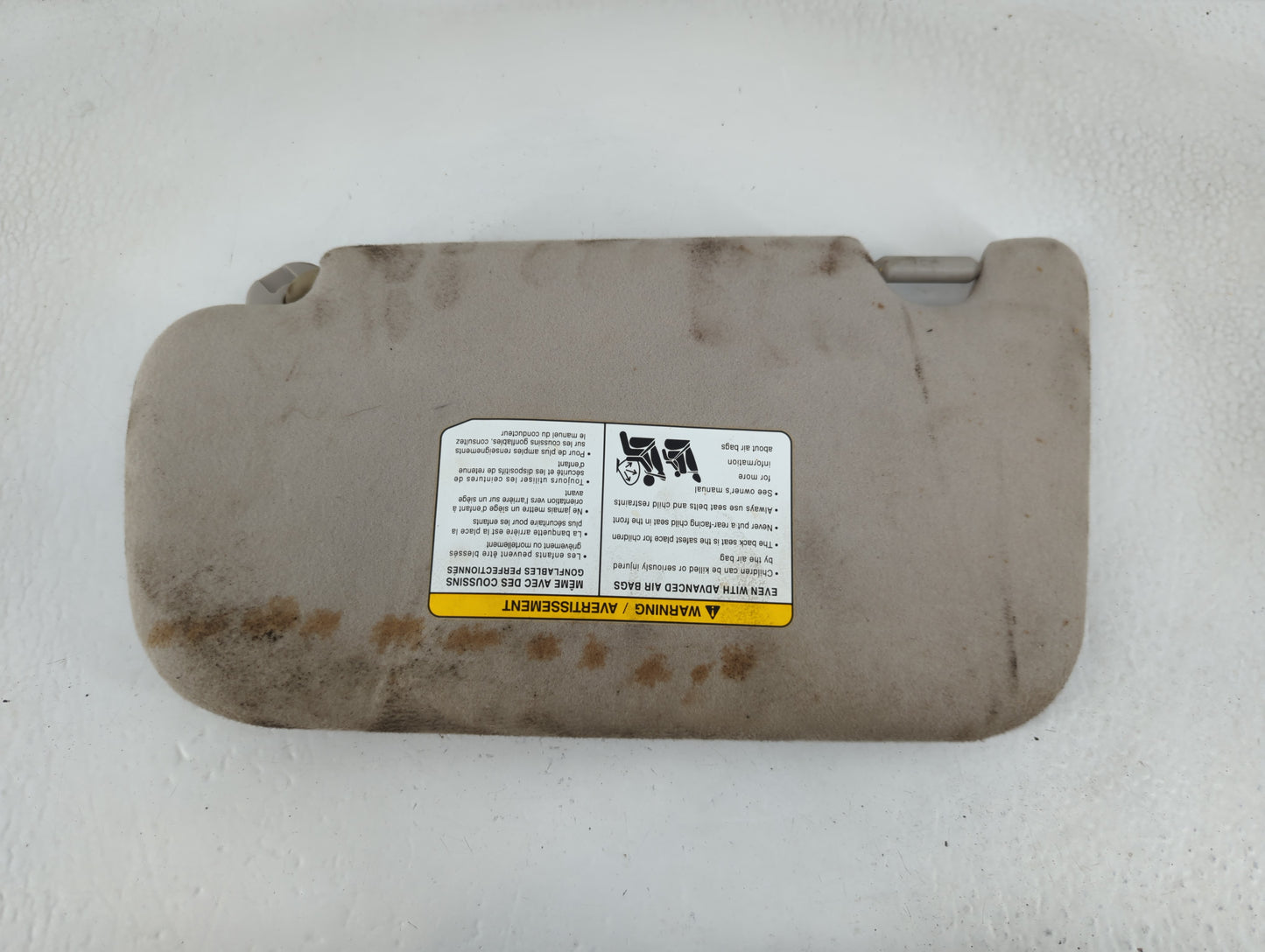 2013-2019 Nissan Sentra Sun Visor Shade Replacement Passenger Right Mirror Fits Fits 2012 2013 2014 2015 2016 2017 2018 2019 OEM Used Auto Parts - Oemusedautoparts1.com