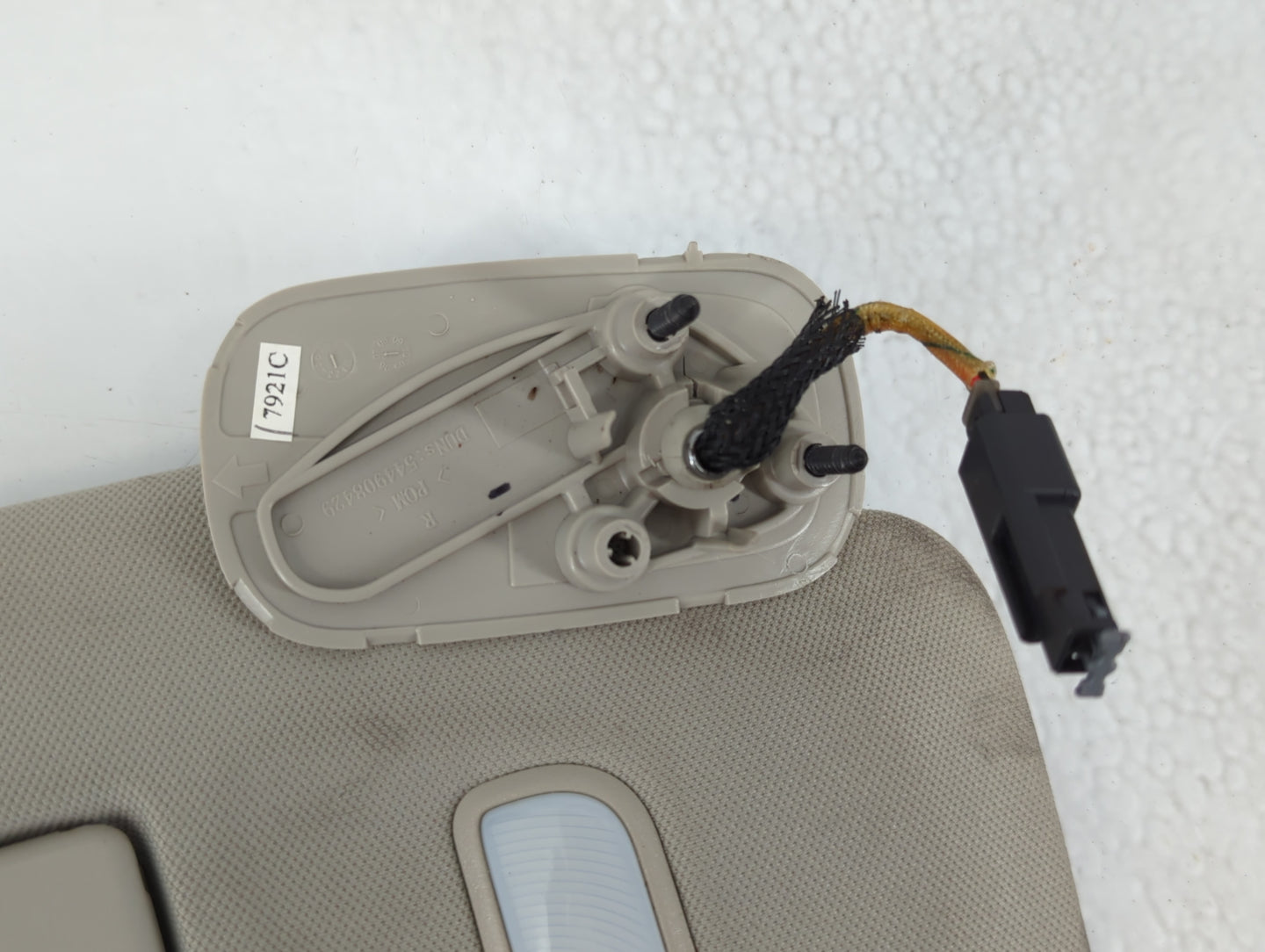 2007-2014 Chevrolet Suburban 1500 Sun Visor Shade Replacement Passenger Right Mirror Fits OEM Used Auto Parts - Oemusedautoparts1.com