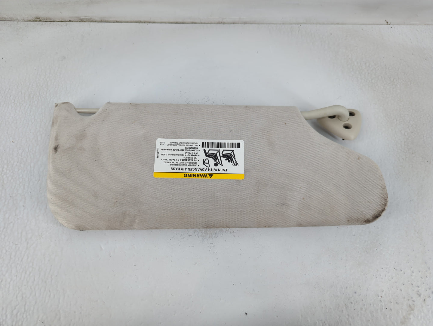 2008-2010 Dodge Charger Sun Visor Shade Replacement Passenger Right Mirror Fits Fits 2008 2009 2010 OEM Used Auto Parts - Oemusedautoparts1.com