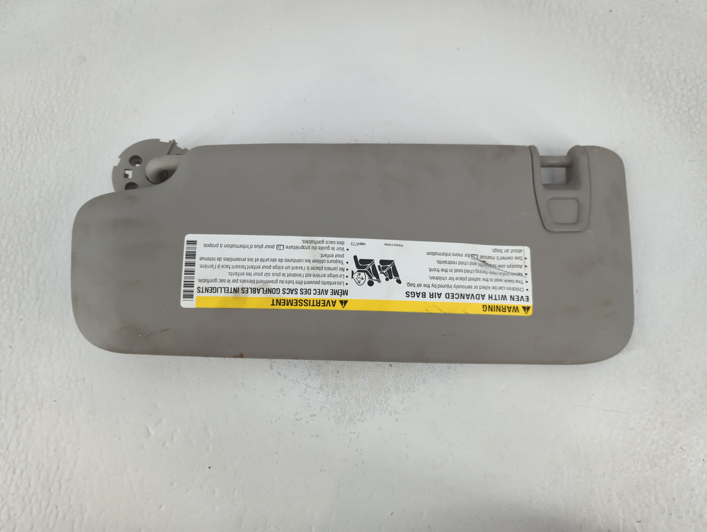 2011-2016 Chevrolet Cruze Sun Visor Shade Replacement Passenger Right Mirror Fits Fits 2011 2012 2013 2014 2015 2016 OEM Used Auto Parts - Oemusedautoparts1.com