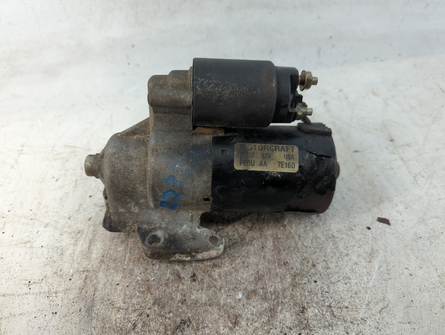 1996-1999 Ford Taurus Car Starter Motor Solenoid OEM P/N:F6DU AA 7E16D Fits Fits 1996 1997 1998 1999 OEM Used Auto Parts - Oemusedautoparts1.com