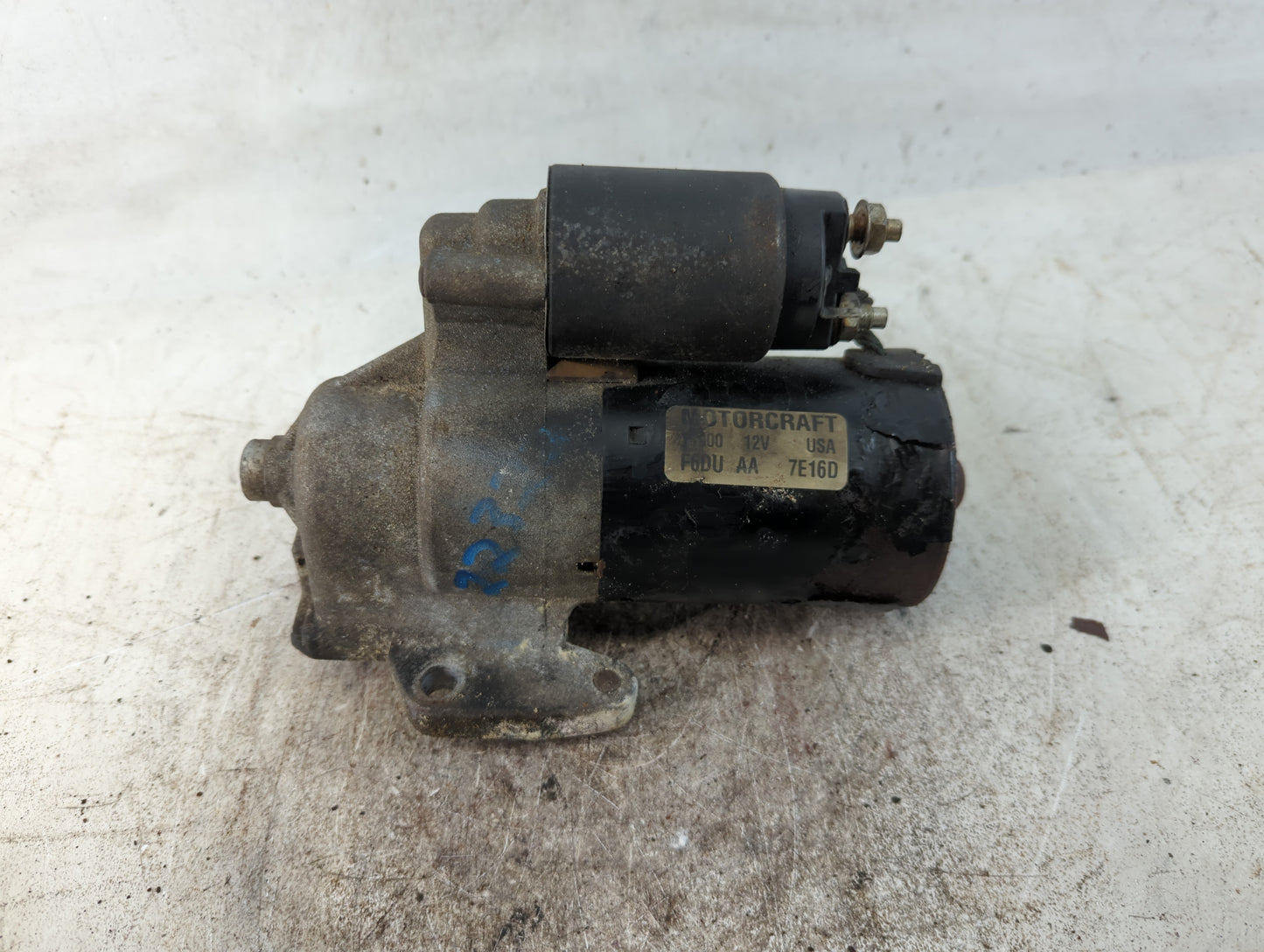 1996-1999 Ford Taurus Car Starter Motor Solenoid OEM P/N:F6DU AA 7E16D Fits Fits 1996 1997 1998 1999 OEM Used Auto Parts - Oemusedautoparts1.com