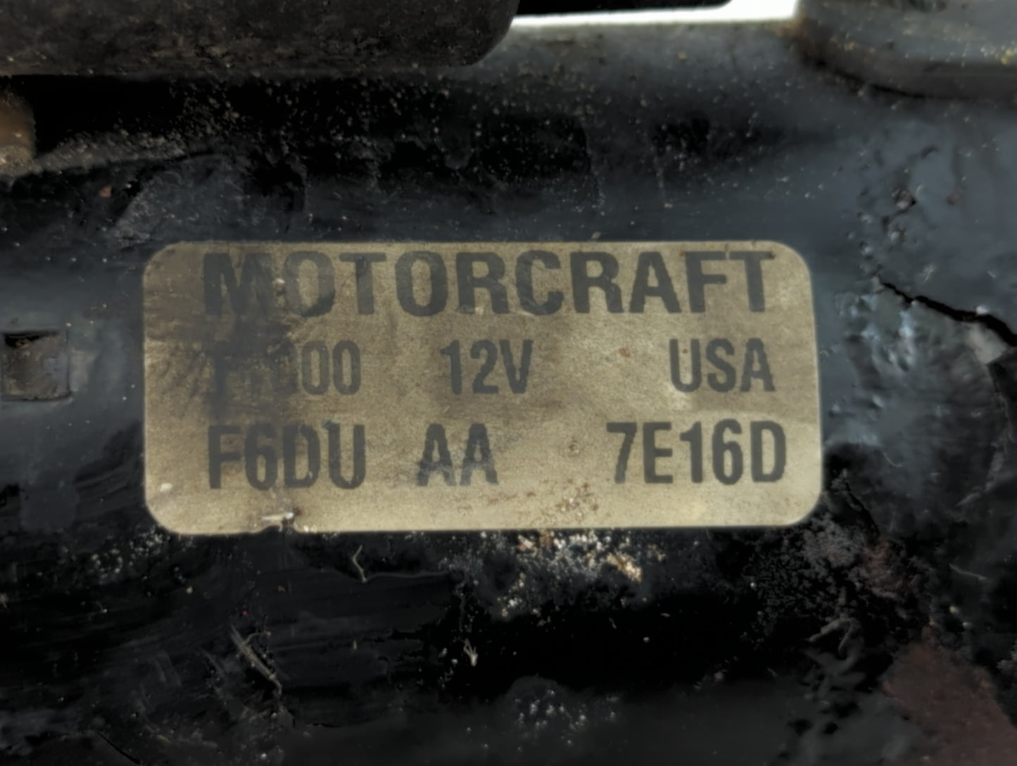 1996-1999 Ford Taurus Car Starter Motor Solenoid OEM P/N:F6DU AA 7E16D Fits Fits 1996 1997 1998 1999 OEM Used Auto Parts - Oemusedautoparts1.com