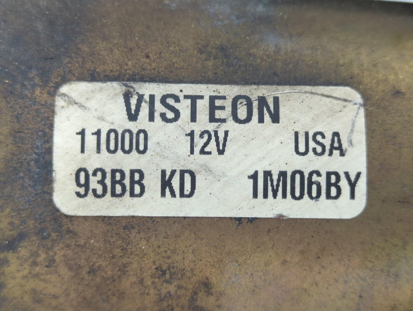 2001-2004 Mazda Tribute Car Starter Motor Solenoid OEM P/N:93BB KD 1M06BY Fits Fits 2000 2001 2002 2003 2004 OEM Used Auto Parts - Oemusedautoparts1.com