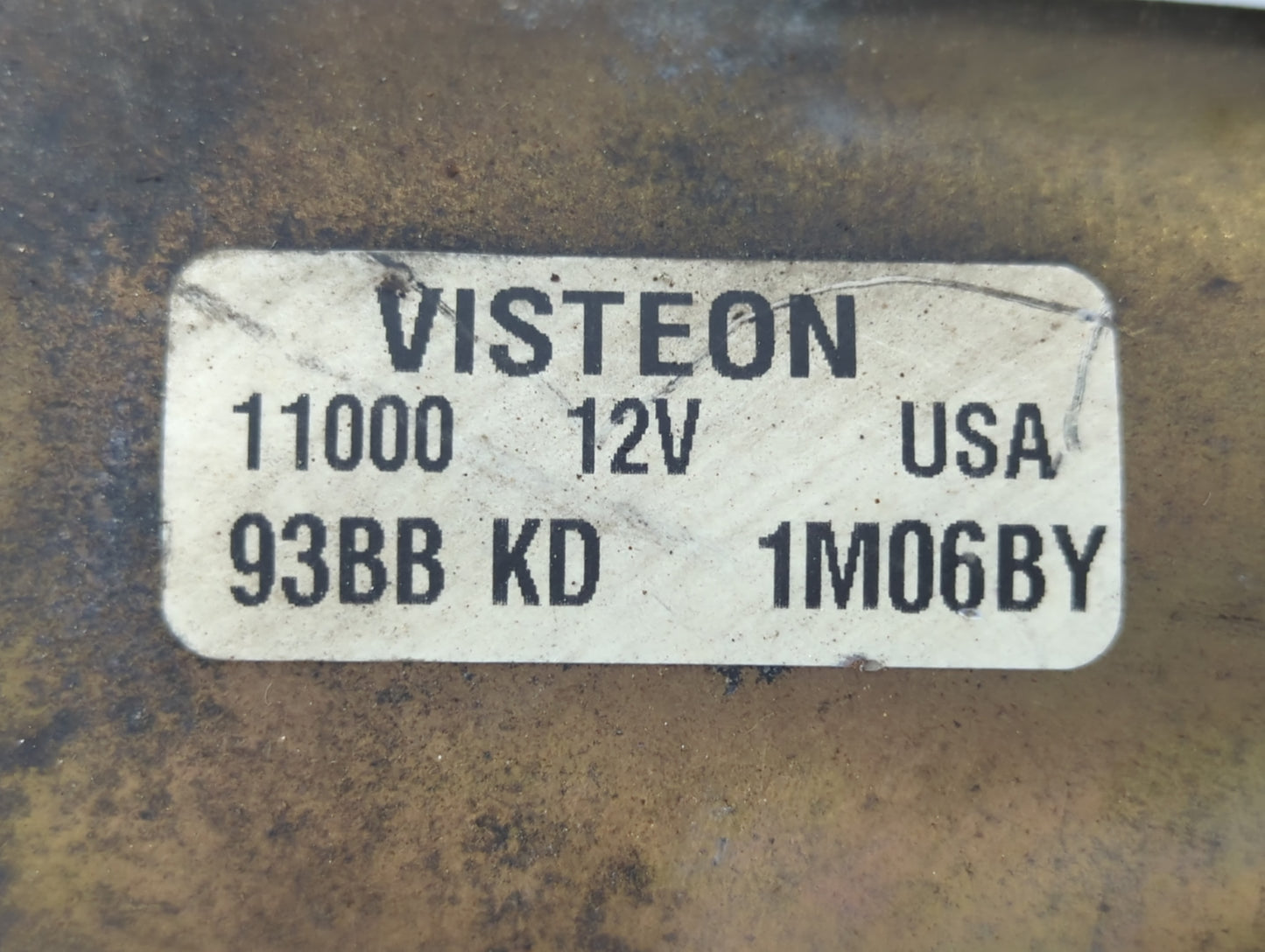 2001-2004 Mazda Tribute Car Starter Motor Solenoid OEM P/N:93BB KD 1M06BY Fits Fits 2000 2001 2002 2003 2004 OEM Used Auto Parts - Oemusedautoparts1.com
