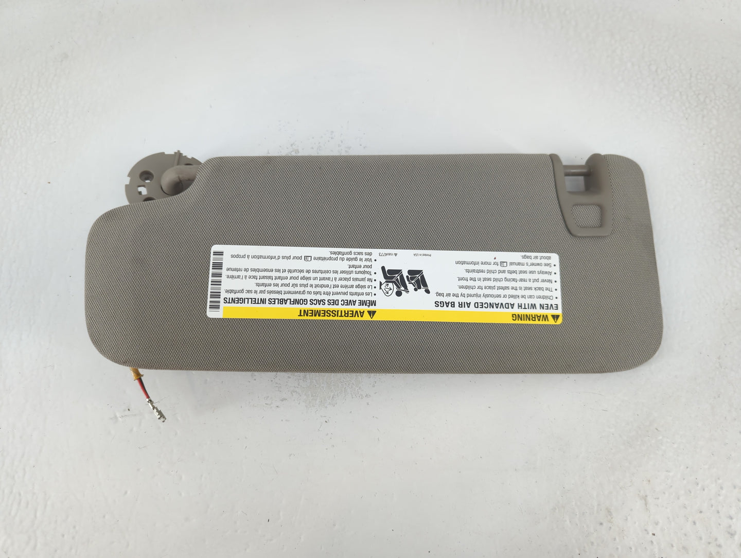 2014-2018 Cadillac Ats Sun Visor Shade Replacement Passenger Right Mirror Fits Fits 2014 2015 2016 2017 2018 2019 OEM Used Auto Parts - Oemusedautoparts1.com