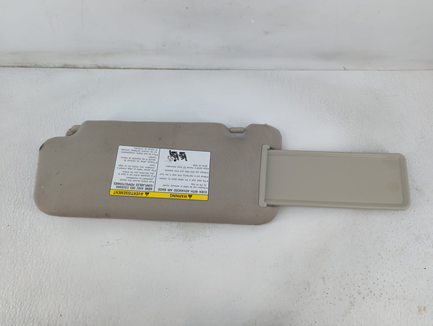 2009-2014 Nissan Murano Sun Visor Shade Replacement Passenger Right Mirror Fits Fits 2009 2010 2011 2012 2013 2014 OEM Used Auto Parts - Oemusedautoparts1.com